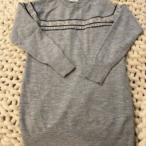 Golden by TNA Aritzia Gray Wool Blend Sweater Dress